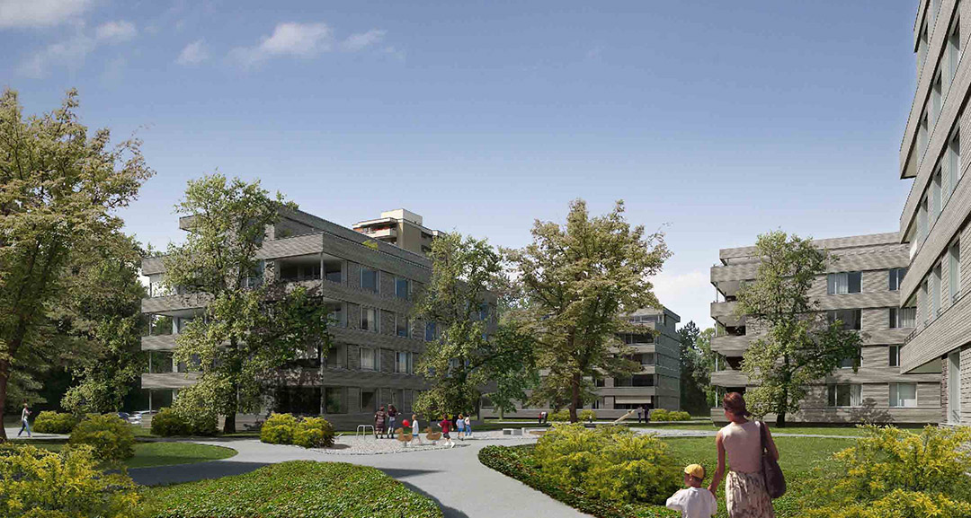 pfarch_Schlattwäldli_Visualisierung_Aussenraum